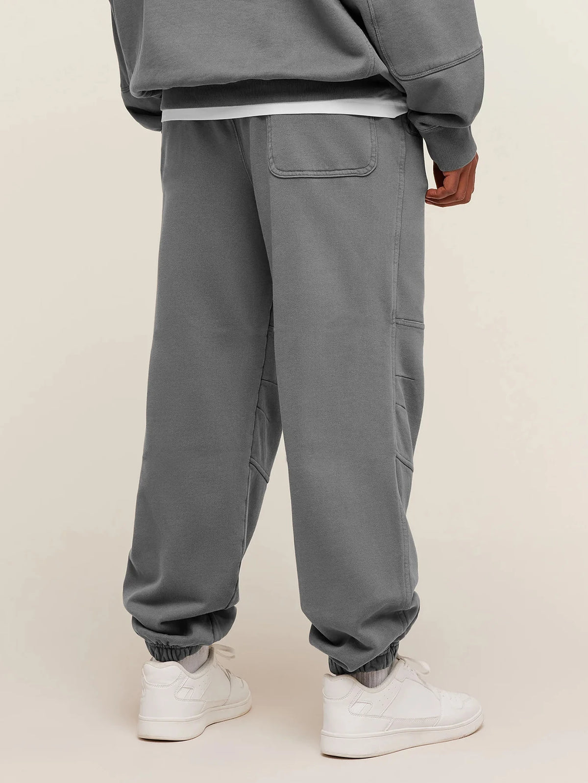 Men's V2 Cuffed Essential Straight Leg Joggers - Dark Grey