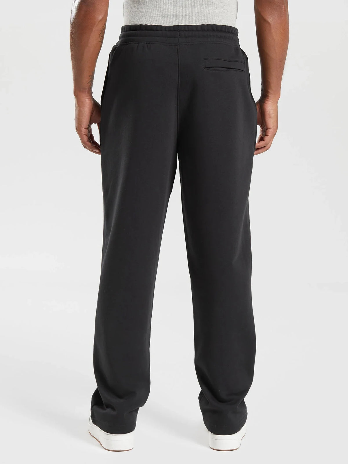 Men's Essential Straight Leg Joggers - Black