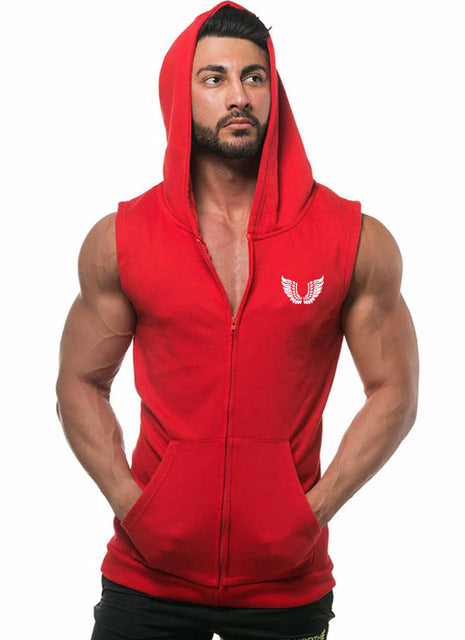 Men's Hooded Tank V2-FITNESS ENGINEERING