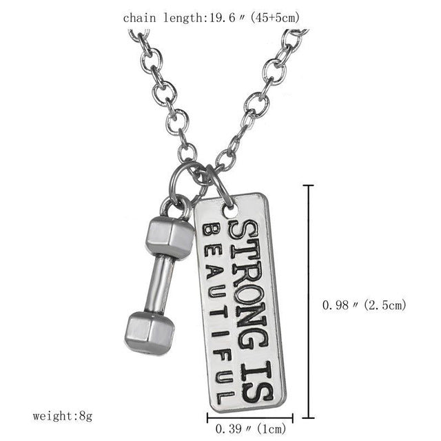 Gym Necklace & Pendant's-FITNESS ENGINEERING