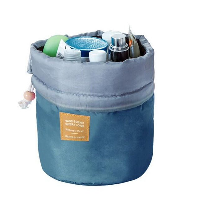 Barrel Cosmetic Travel Bag-FITNESS ENGINEERING